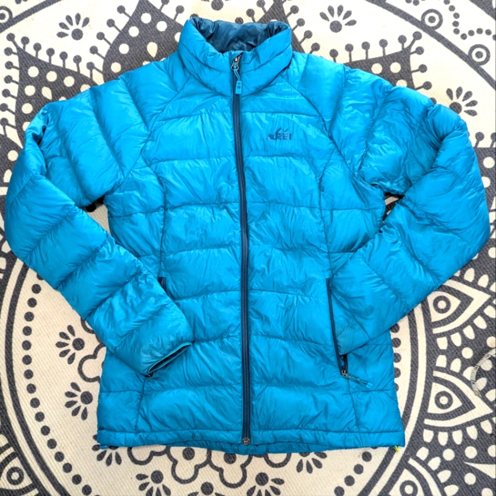 REI Blue Puffer Jacket